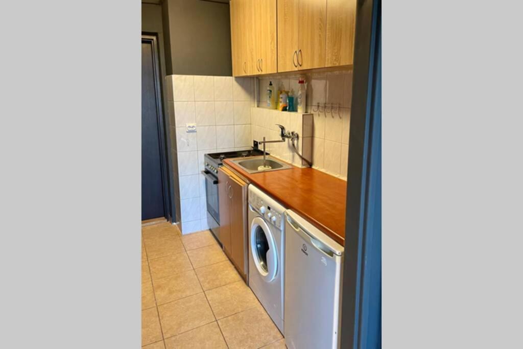 Super Apartament Brown 2X Metro Nowy Wifi Netflix Spotify Panorama Miasta Varšava Exteriér fotografie