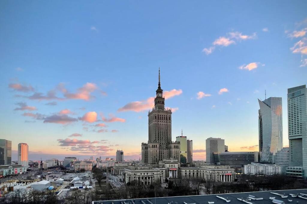 Super Apartament Brown 2X Metro Nowy Wifi Netflix Spotify Panorama Miasta Varšava Exteriér fotografie