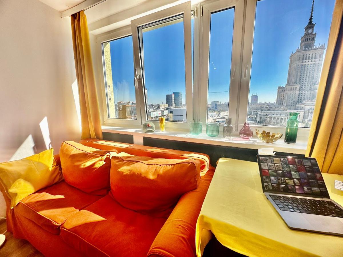 Super Apartament Brown 2X Metro Nowy Wifi Netflix Spotify Panorama Miasta Varšava Exteriér fotografie