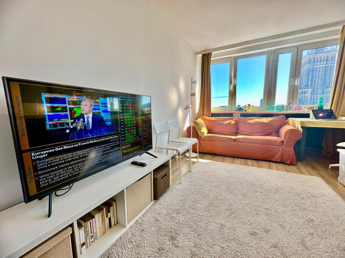 Super Apartament Brown 2X Metro Nowy Wifi Netflix Spotify Panorama Miasta Varšava Exteriér fotografie