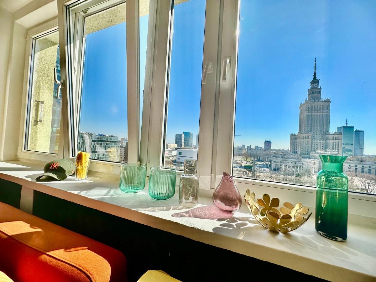 Super Apartament Brown 2X Metro Nowy Wifi Netflix Spotify Panorama Miasta Varšava Exteriér fotografie