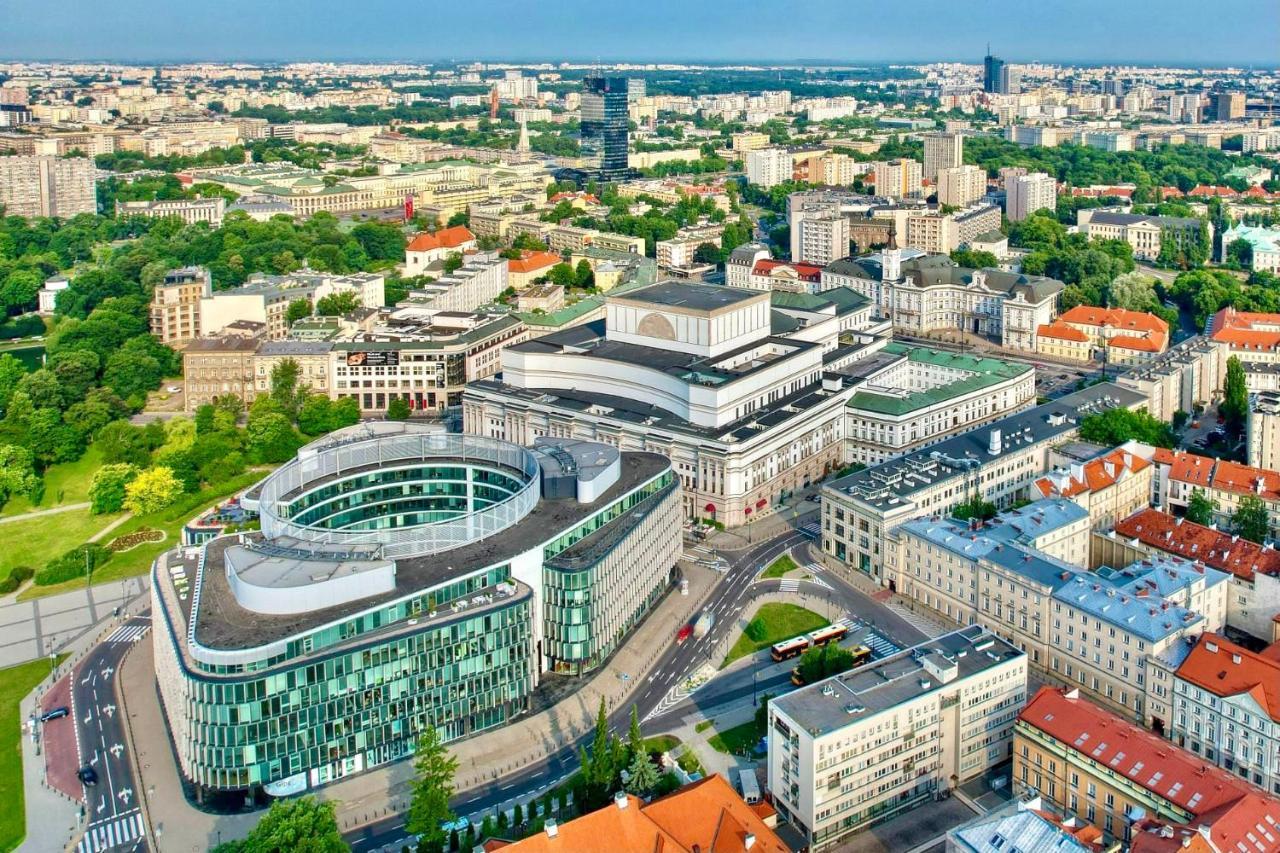 Super Apartament Brown 2X Metro Nowy Wifi Netflix Spotify Panorama Miasta Varšava Exteriér fotografie