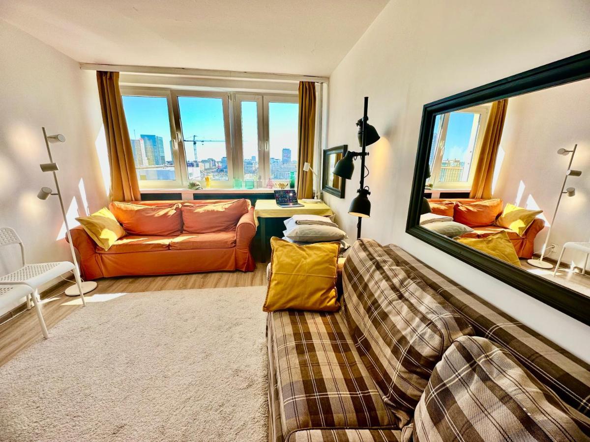 Super Apartament Brown 2X Metro Nowy Wifi Netflix Spotify Panorama Miasta Varšava Exteriér fotografie
