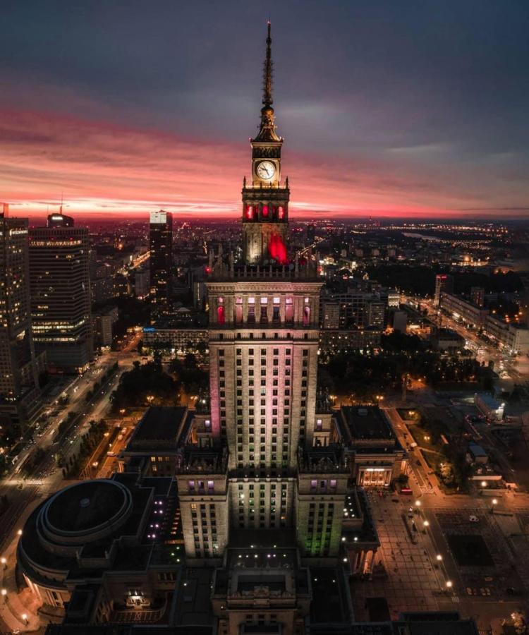 Super Apartament Brown 2X Metro Nowy Wifi Netflix Spotify Panorama Miasta Varšava Exteriér fotografie